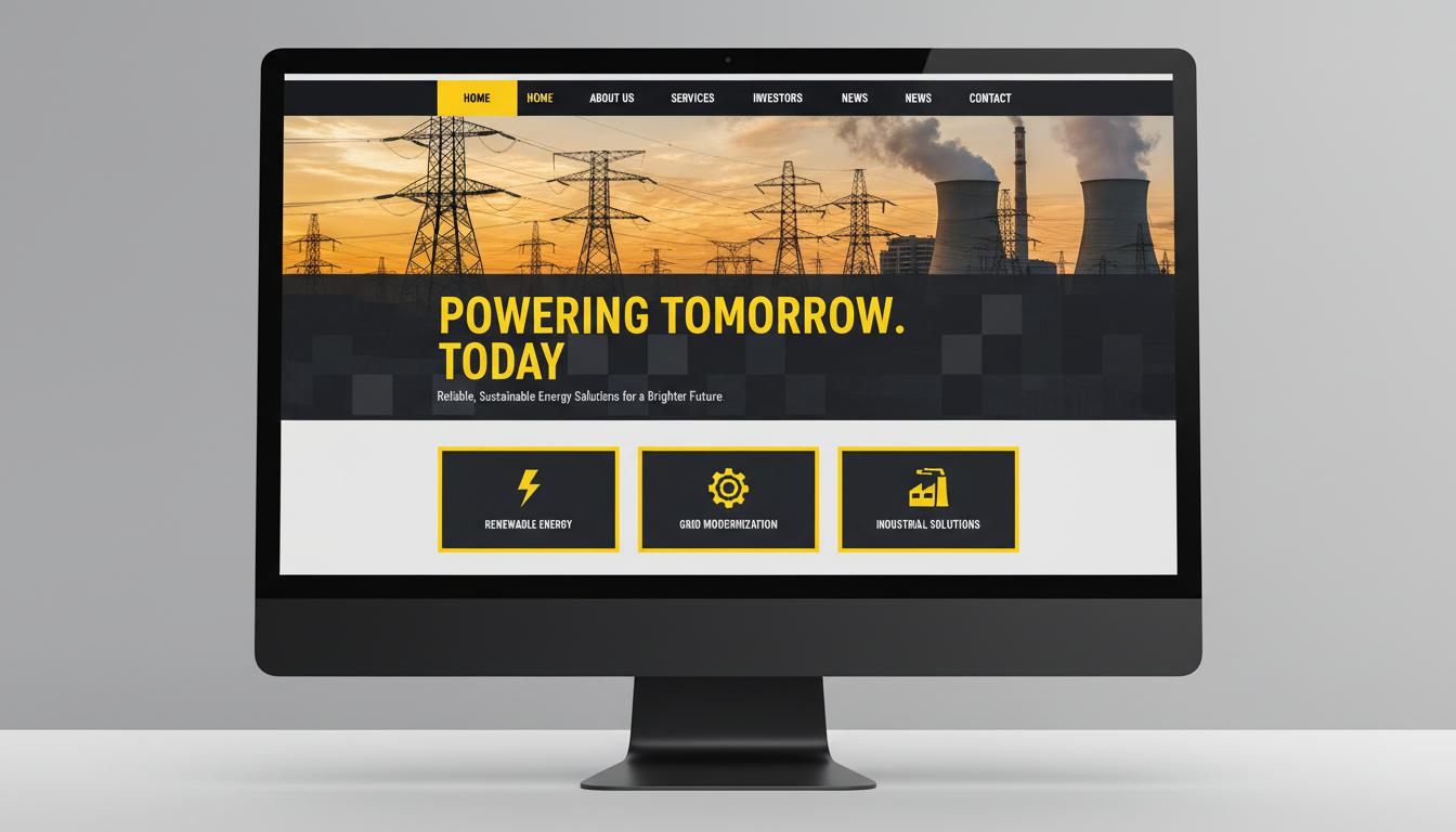 PowerGrid Energy Ltd website design case study by MZ Technologies